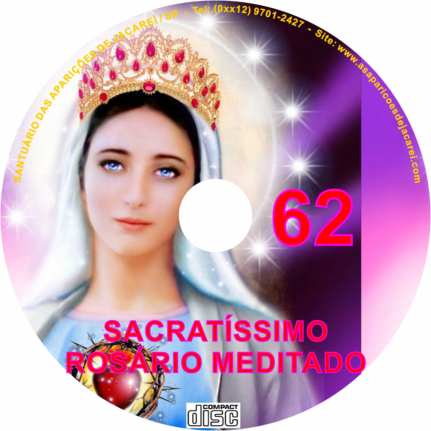 CD Rosário Meditado 062 CD Rosário Meditado 062
